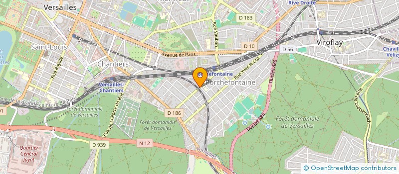 localisation de l'entreprise MONSIEUR HONGFEI XIANG à VERSAILLES