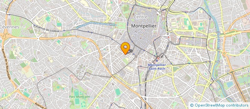 localisation de l'entreprise MONSIEUR HONGPENG FANG à MONTPELLIER