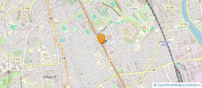 localisation de l'entreprise MONSIEUR HONGRUI CHU à VITRY-SUR-SEINE