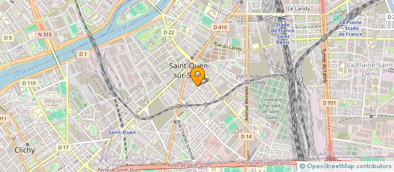 localisation de l'entreprise MONSIEUR HONGXIN ZHOU à SAINT-OUEN-SUR-SEINE