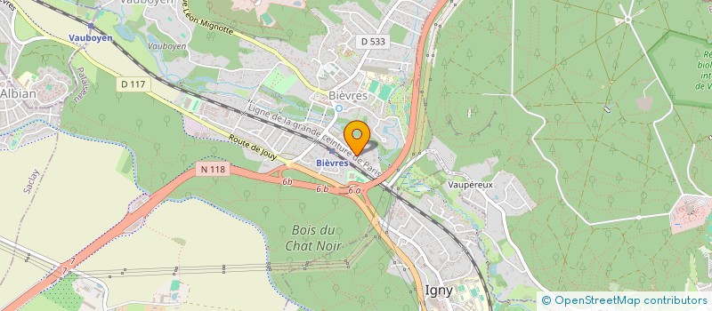 localisation de l'entreprise MONSIEUR HONGYU GUAN à BIEVRES