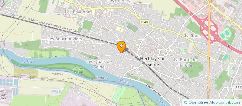 localisation de l'entreprise MONSIEUR HONGYU ZHANG à HERBLAY-SUR-SEINE