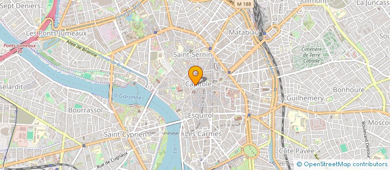 localisation de l'entreprise MONSIEUR HONORE ABBACI à TOULOUSE