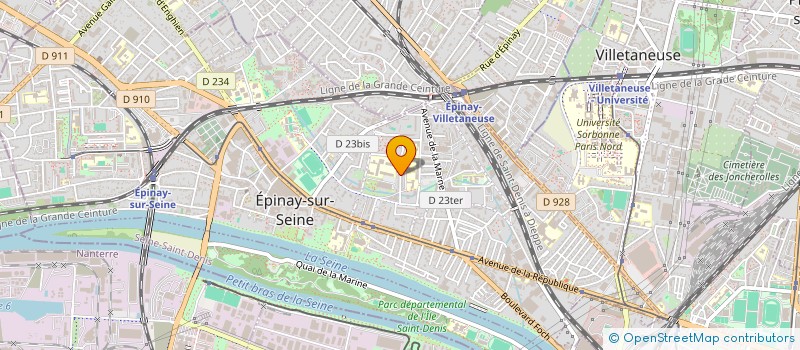 localisation de l'entreprise MONSIEUR HONORE AGBODJO à EPINAY-SUR-SEINE