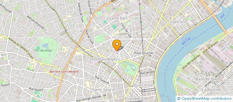 localisation de l'entreprise MONSIEUR HONORE AGREDA à BORDEAUX
