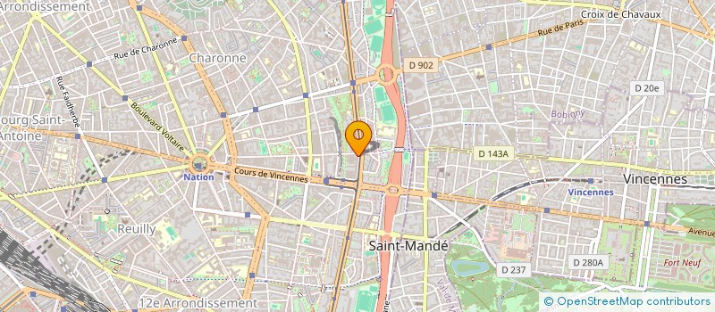 localisation de l'entreprise MONSIEUR HONORE BIKECK DIM  PARIS