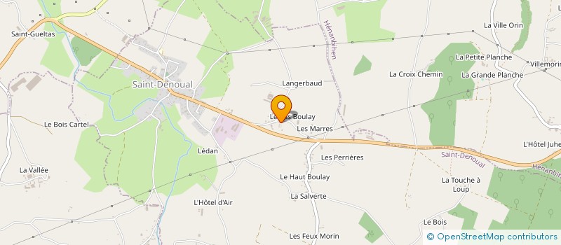 localisation de l'entreprise MONSIEUR HONORE BONENFANT à SAINT-DENOUAL