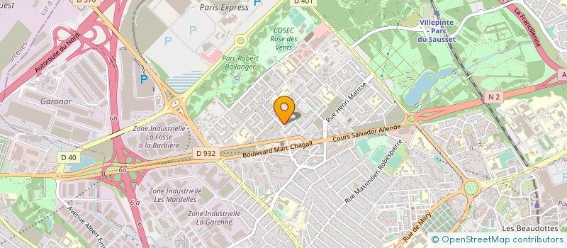 localisation de l'entreprise MONSIEUR HONORE BRETER à AULNAY-SOUS-BOIS