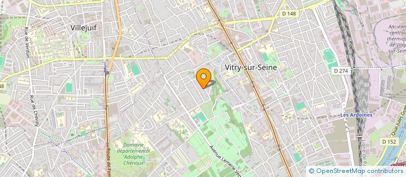localisation de l'entreprise MONSIEUR HONORE DANDREA à VITRY-SUR-SEINE