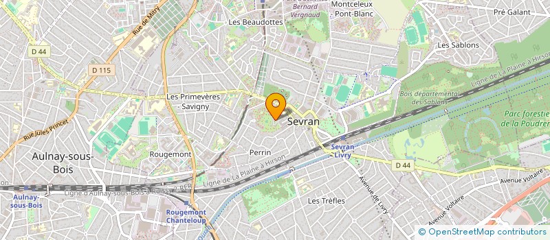 localisation de l'entreprise MONSIEUR HONORE FAROUIL à SEVRAN