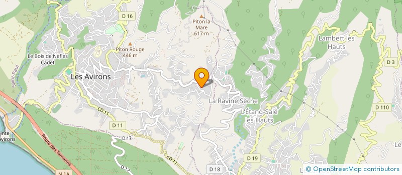 localisation de l'entreprise MONSIEUR HONORE FONG-YAN  LES AVIRONS