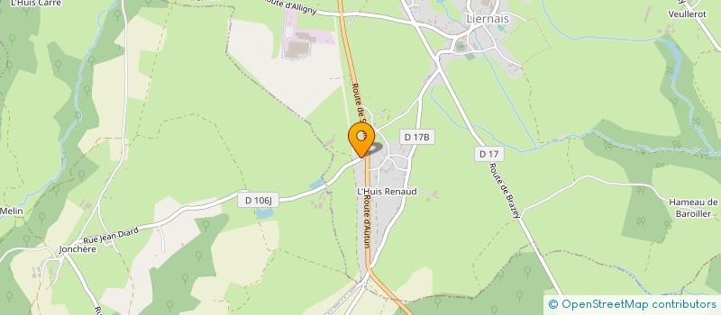 localisation de l'entreprise MONSIEUR HONORE GAUTHIER  BLANOT