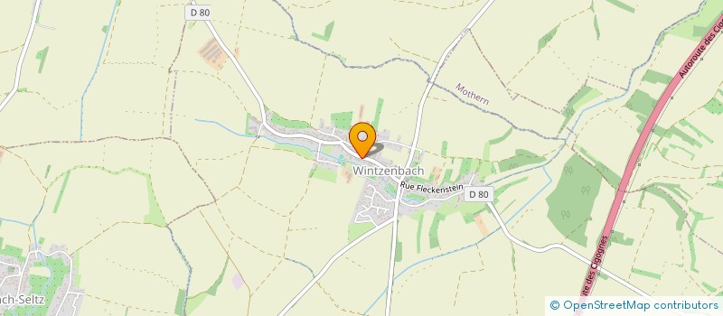 localisation de l'entreprise MONSIEUR HONORE HEINTZ  WINTZENBACH
