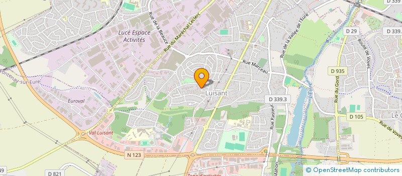 localisation de l'entreprise MONSIEUR HONORE HOUNSOU à LUISANT