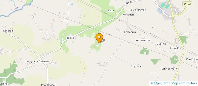 localisation de l'entreprise MONSIEUR HONORE JEGOUSSE  PLUMERGAT