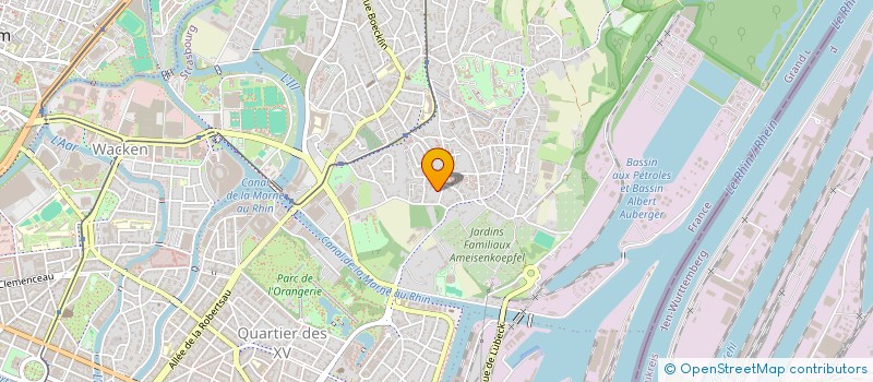 localisation de l'entreprise MONSIEUR HONORE LEGIN à STRASBOURG