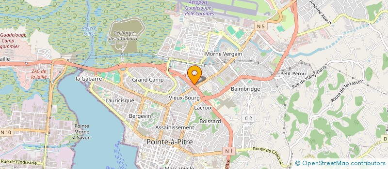 localisation de l'entreprise MONSIEUR HONORE LISERON à LES ABYMES