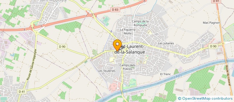 localisation de l'entreprise MONSIEUR HONORE MANYA  SAINT-LAURENT-DE-LA-SALANQUE