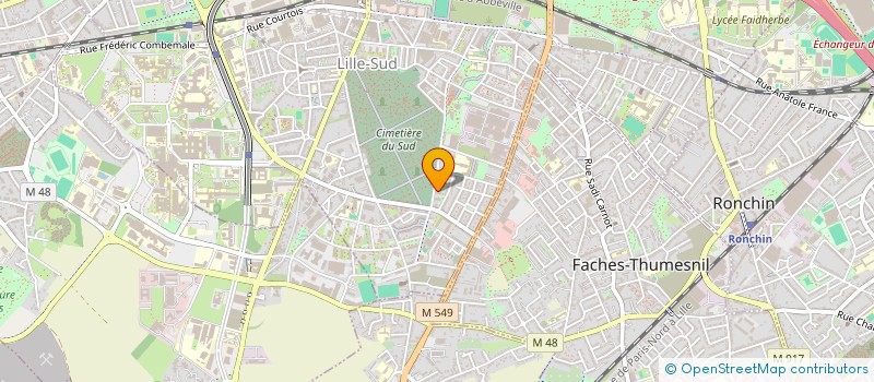 localisation de l'entreprise MONSIEUR HONORE NINTUNZE à LILLE