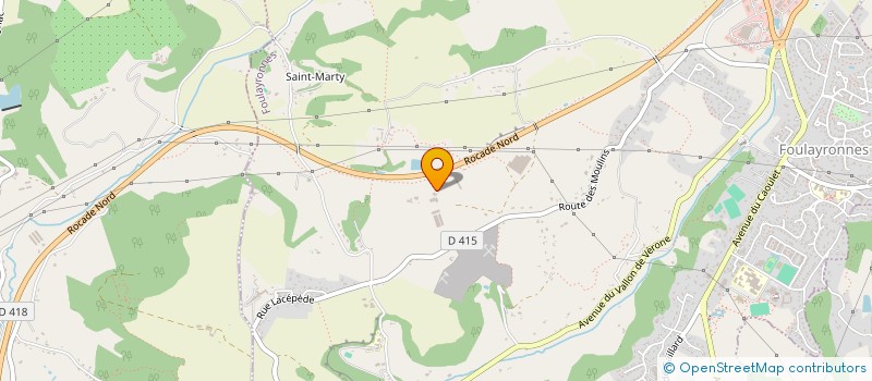 localisation de l'entreprise MONSIEUR HONORE PONTONI  FOULAYRONNES