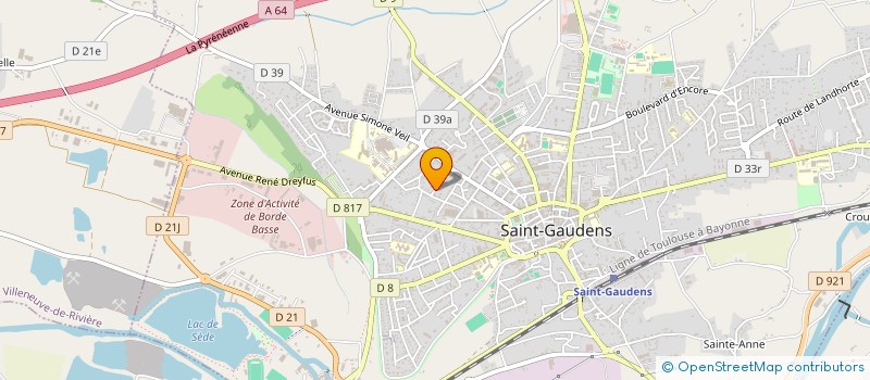 localisation de l'entreprise MONSIEUR HONORE ROMEO à SAINT-GAUDENS
