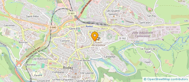 localisation de l'entreprise MONSIEUR HONORIO DUARTE RIBEIRO  RODEZ