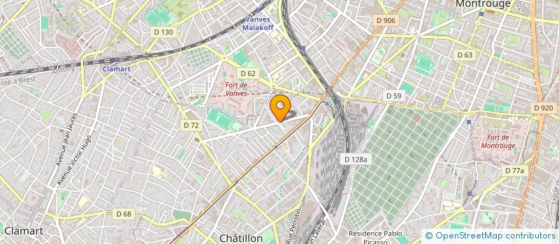 localisation de l'entreprise MONSIEUR HOOMAN AHMADI à CHATILLON