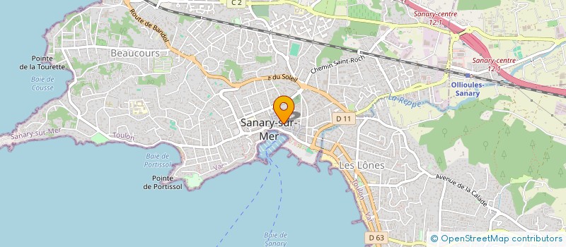 localisation de l'entreprise MONSIEUR HORACE VILLEROY  SANARY-SUR-MER