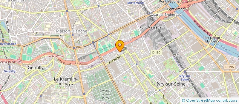 localisation de l'entreprise MONSIEUR HORACIO CARRERA à IVRY-SUR-SEINE