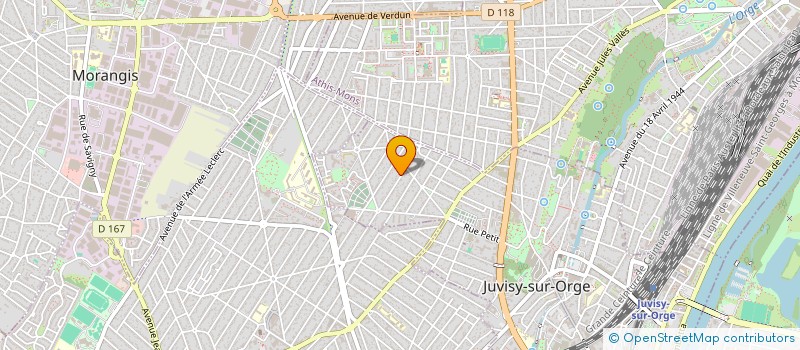 localisation de l'entreprise MONSIEUR HORACIO DA CUNHA à JUVISY-SUR-ORGE