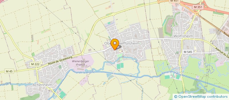 localisation de l'entreprise MONSIEUR HORACIO NUNES  OBERSCHAEFFOLSHEIM