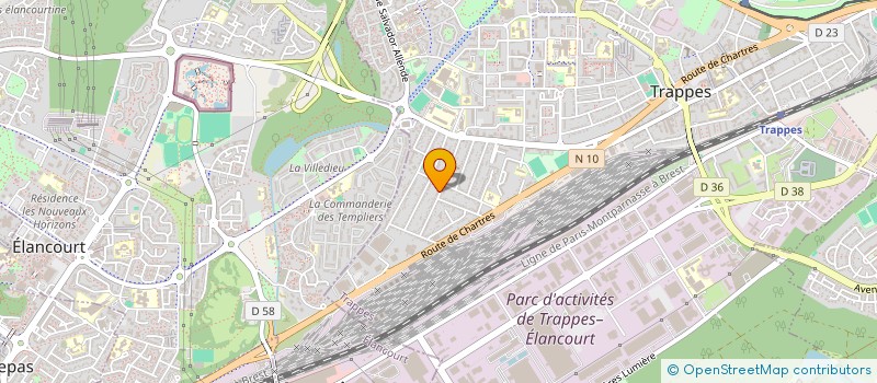 localisation de l'entreprise MONSIEUR HORACIO OUTEIRO DOMINGUES  TRAPPES