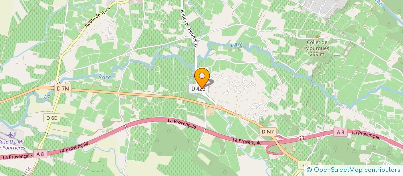 localisation de l'entreprise MONSIEUR HORACIO PIRES MORAIS  POURRIERES