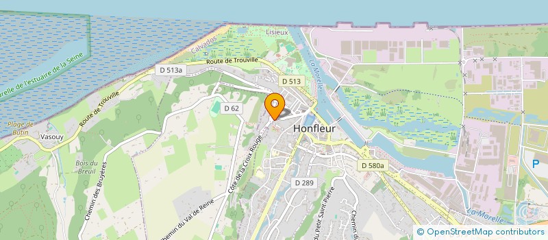 localisation de l'entreprise MONSIEUR HORACIO VIEGAS  HONFLEUR