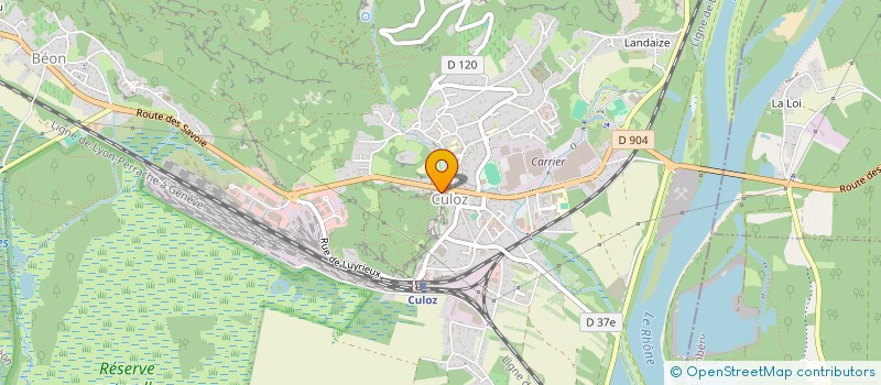 localisation de l'entreprise MONSIEUR HOREA BABA BERINDEA  CULOZ-BEON