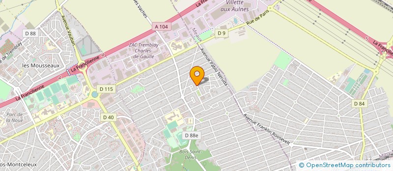 localisation de l'entreprise MONSIEUR HOREA SIMA à CHUELLES