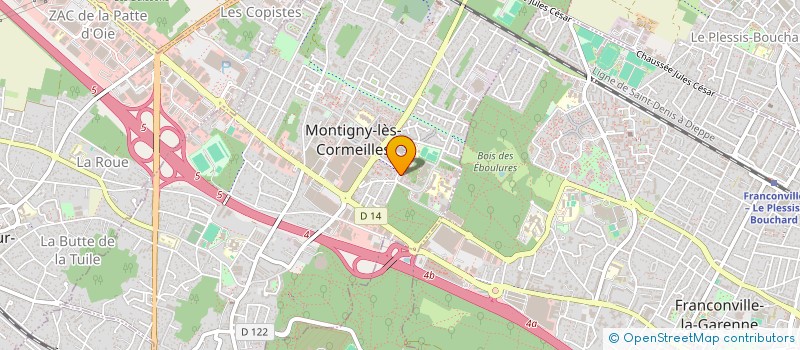 localisation de l'entreprise MONSIEUR HORLAIN BERTOL NEMKENANG TIOKENG  MONTIGNY-LES-CORMEILLES