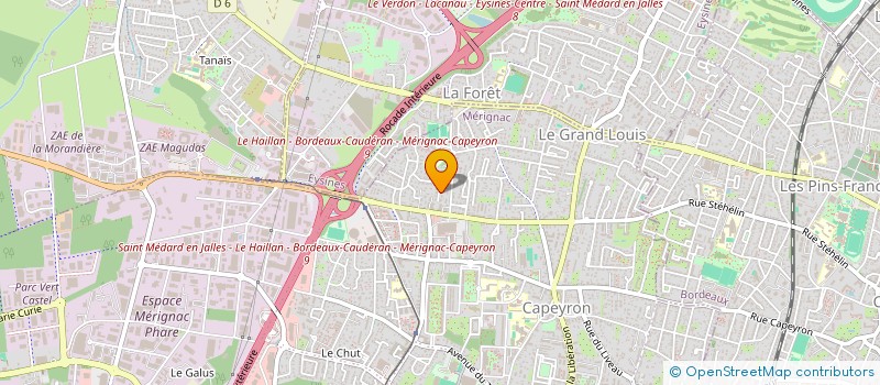 localisation de l'entreprise MONSIEUR HORLI TABOU  MERIGNAC