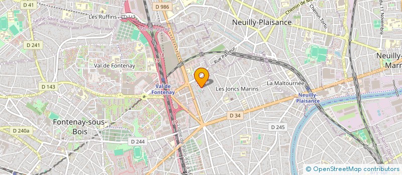 localisation de l'entreprise MONSIEUR HORTHO KAMBI à FONTENAY-SOUS-BOIS