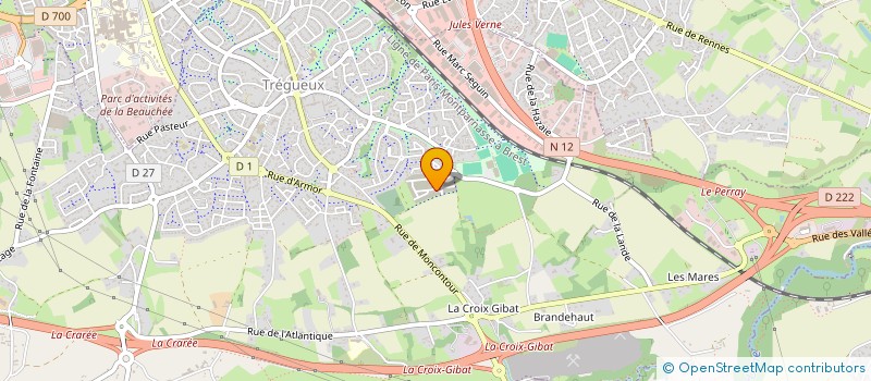 localisation de l'entreprise MONSIEUR HOSAM HANTOUSH  TREGUEUX