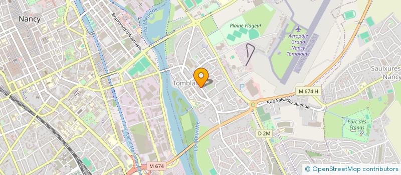 localisation de l'entreprise MONSIEUR HOSANA MATUILO  TOMBLAINE