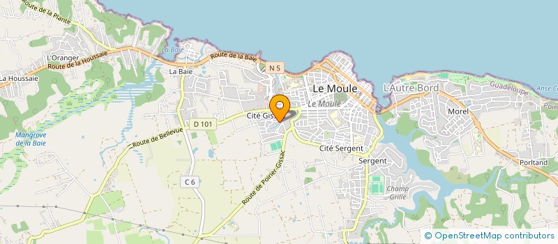 localisation de l'entreprise MONSIEUR HOSMOND PIERRE  LE MOULE