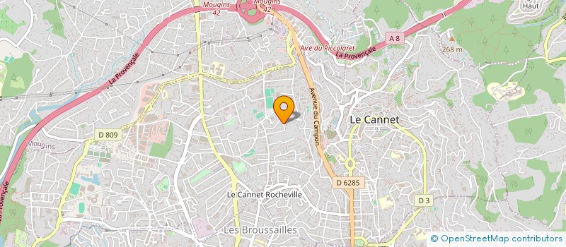 localisation de l'entreprise MONSIEUR HOSNI AMRI à LE CANNET