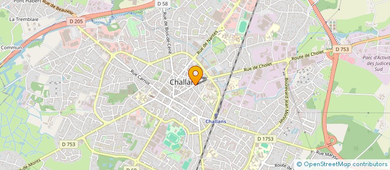 localisation de l'entreprise MONSIEUR HOSNI BELGACEM à CHALLANS