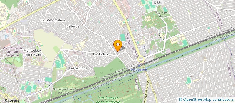 localisation de l'entreprise MONSIEUR HOSNI BEN HADJ ALI  VILLEPINTE
