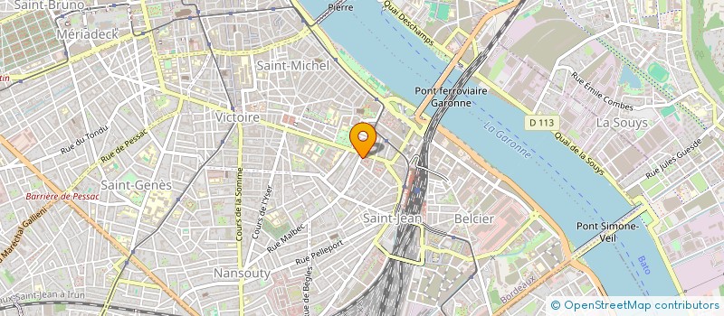 localisation de l'entreprise MONSIEUR HOSNI OULED MAHMOUD  BORDEAUX