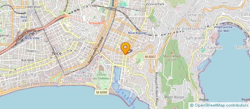 localisation de l'entreprise MONSIEUR HOSNI TABKA à NICE