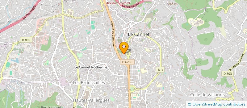 localisation de l'entreprise MONSIEUR HOSNY GARBOUJ à LE CANNET