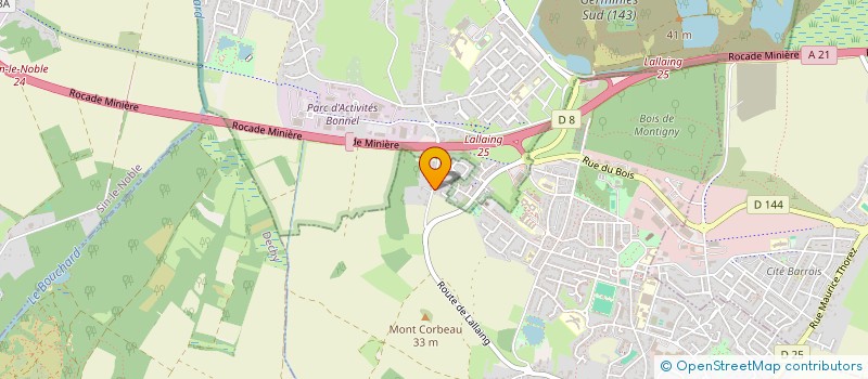 localisation de l'entreprise MONSIEUR HOSSAIN BOUZIDI  MONTIGNY-EN-OSTREVENT