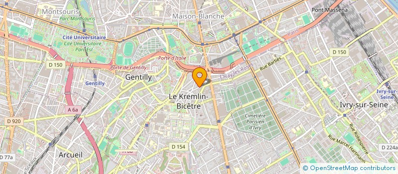 localisation de l'entreprise MONSIEUR HOSSAIN SUMON  LE KREMLIN-BICETRE